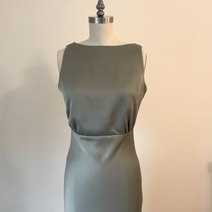 BHLDN beckett satin charmeuse maxi dress